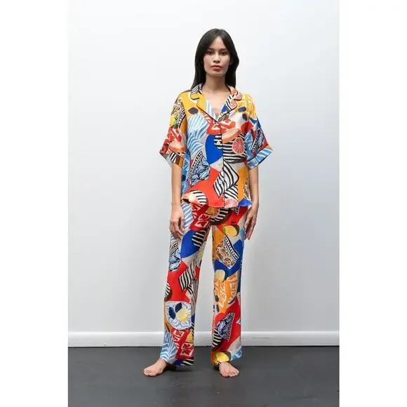 United in Motion Intuition Print Marenda Pant Trousers XS - Picture 9 of 9